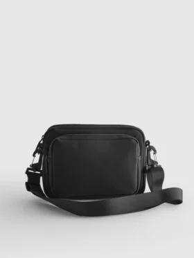 Crossbody-taske med lynlås