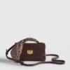 Crossbody-taske med tørklædedetaljer