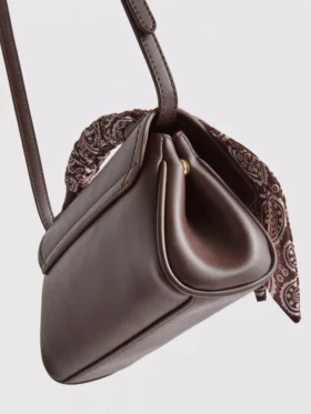 Crossbody-taske med tørklædedetaljer