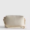 Crossbody-taske med vævet effekt