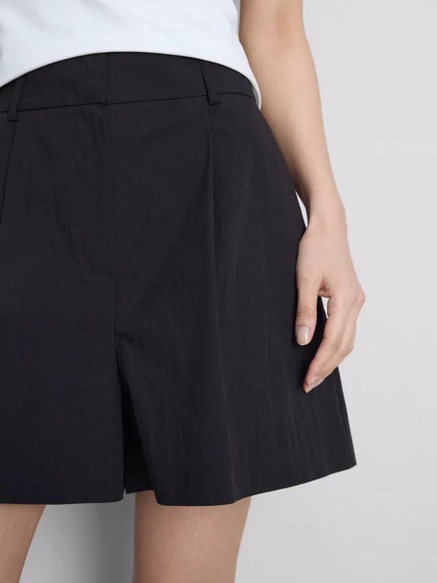 Cruise-shorts med høj talje og struktur