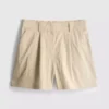 Cruise-shorts med høj talje og struktur