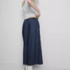 Culotte-Jeans med brede ben