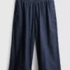Culotte-Jeans med brede ben