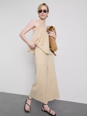 Culottes i ren bomuld