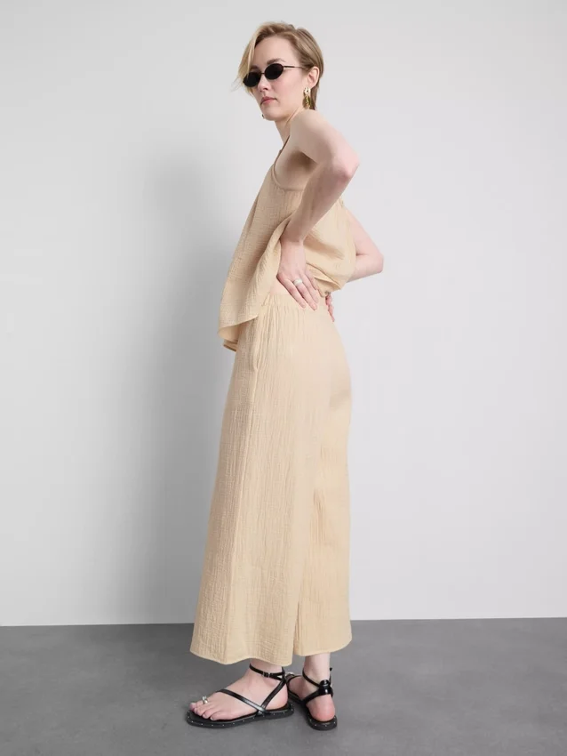 Culottes i ren bomuld