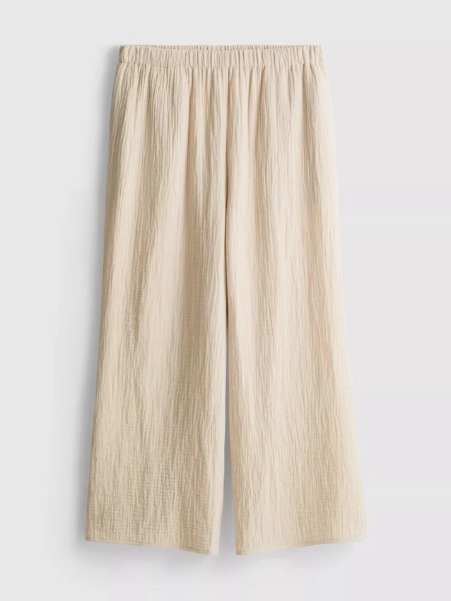Culottes i ren bomuld