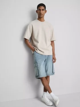Denim-cargoshorts