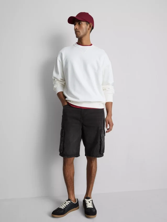 Denim-cargoshorts