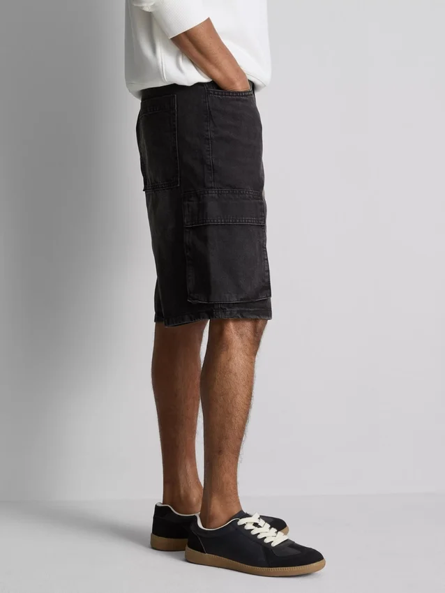 Denim-cargoshorts
