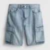 Denim-cargoshorts
