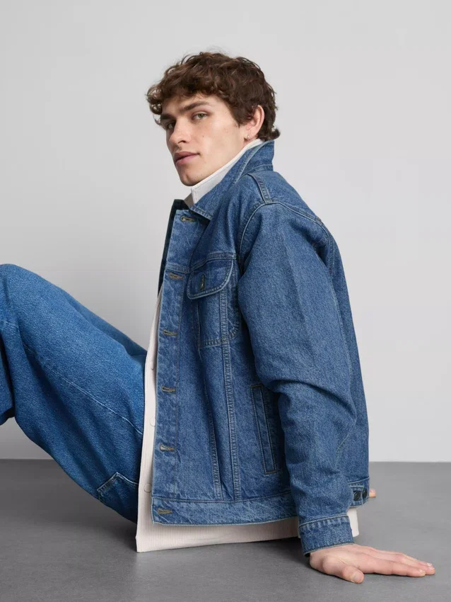 Denim-truckerjakke