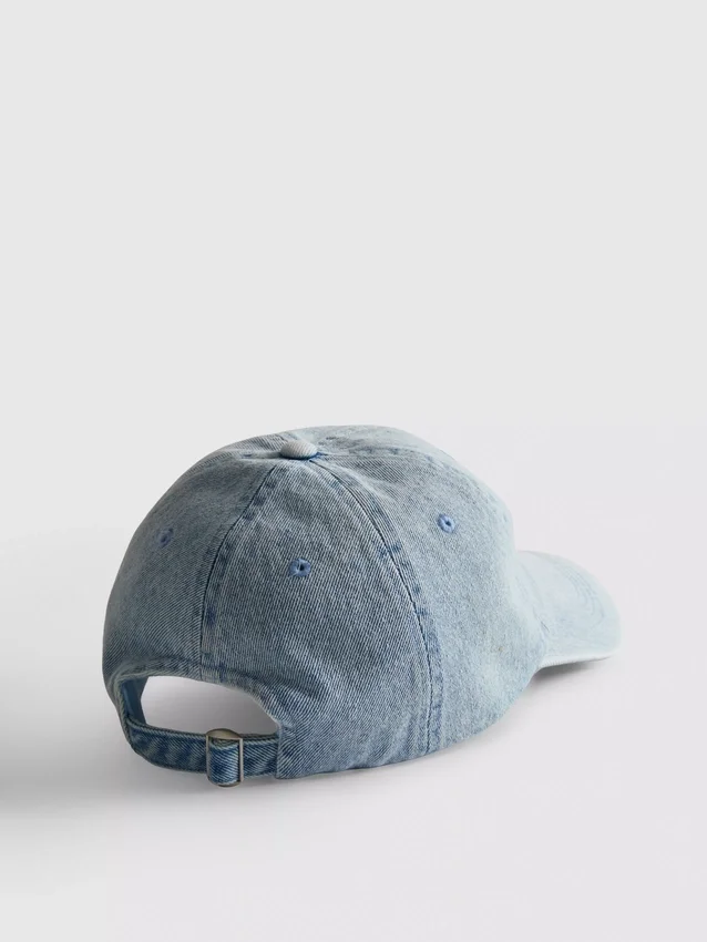 Denimkasket med initialer