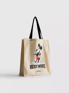 Disney-canvas-tote med Mickey og venner