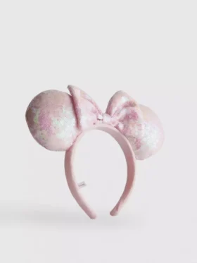 Disney Minnie Mouse-hårbånd med pailletter og ører