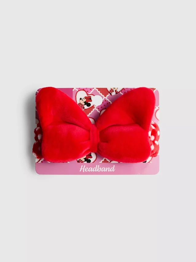 Disney Minnie Mouse-plysbånd med sløjfe