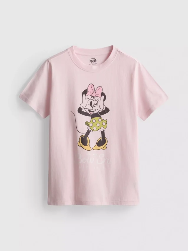 Disney Minnie Mouse-T-shirt i bomuld med grafisk print
