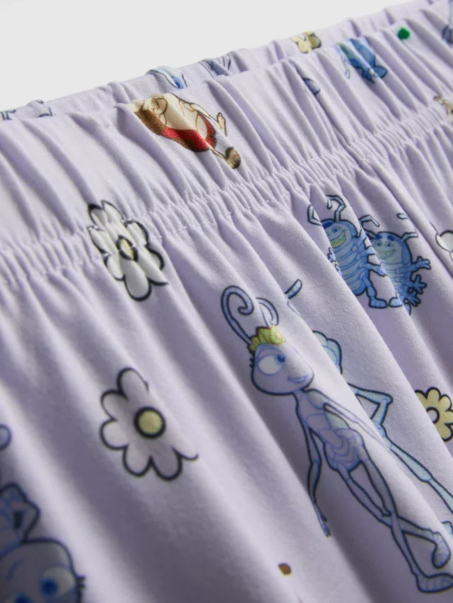 Disney Pixars »A Bug's Life« pyjamasser med korte bukser i boyfriend-stil