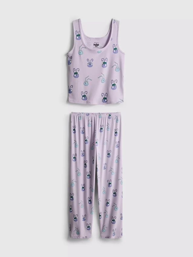 Disney Pixars A Bug’s Life pyjamasser med ribbet tanktop
