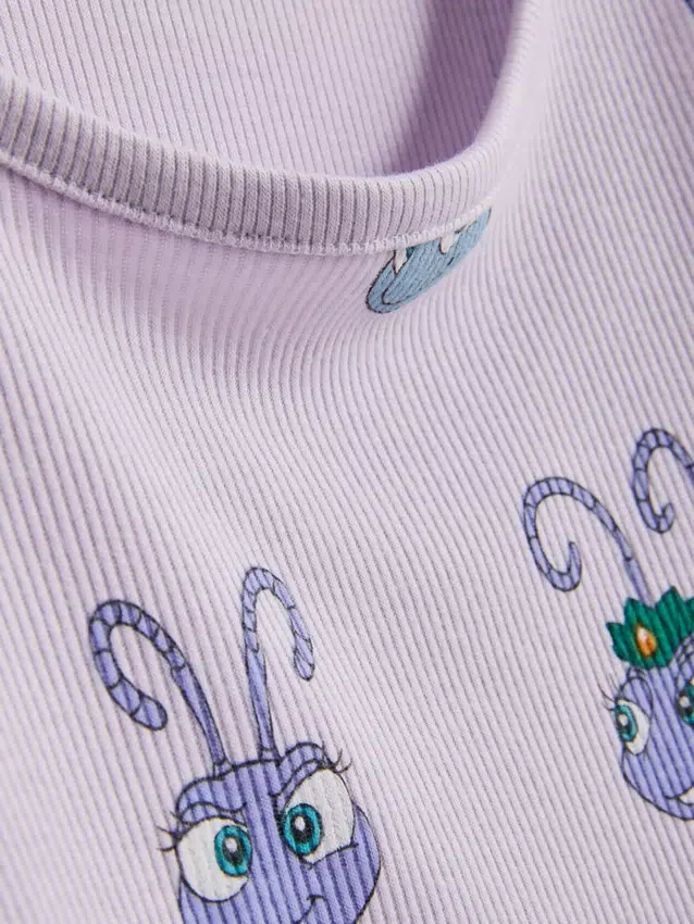 Disney Pixars A Bug’s Life pyjamasser med ribbet tanktop