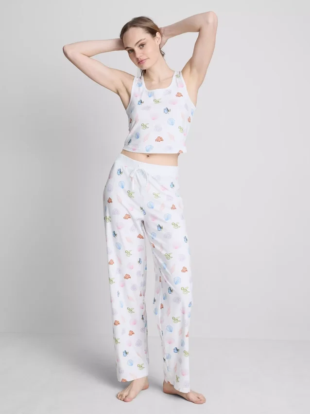 Disney Pixars Finding Nemo-pyjamasser med grafisk cami i bomuldsrigt stof