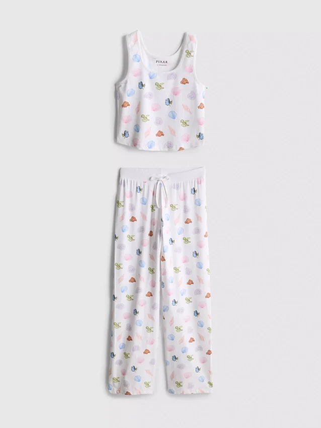 Disney Pixars Finding Nemo-pyjamasser med grafisk cami i bomuldsrigt stof