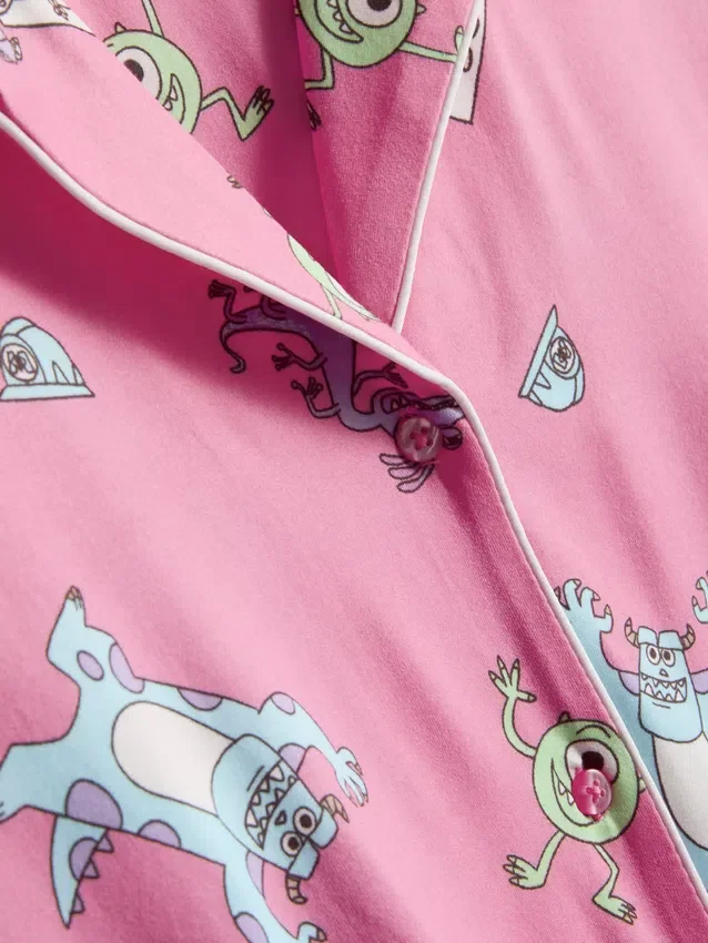 Disney Pixars Monsters Inc. pyjamasser i boyfriend-stil