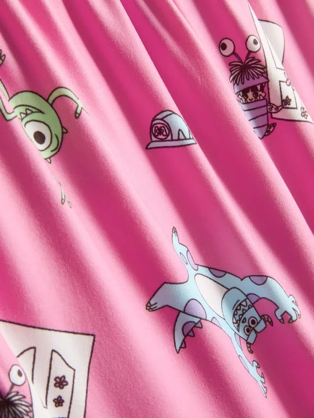 Disney Pixars Monsters Inc. pyjamasser i boyfriend-stil