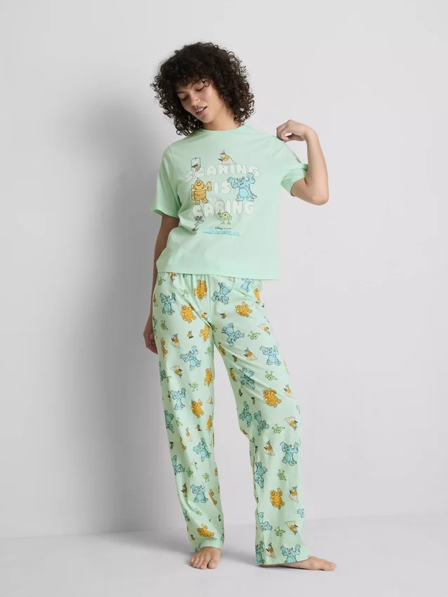 Disney Pixars Monsters Inc.-pyjamasser med grafisk print