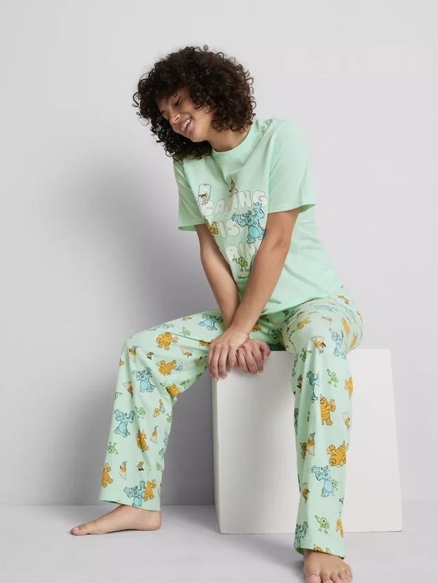 Disney Pixars Monsters Inc.-pyjamasser med grafisk print