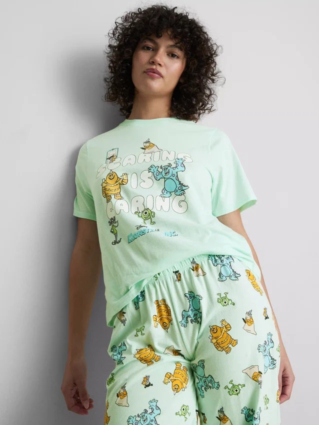 Disney Pixars Monsters Inc.-pyjamasser med grafisk print