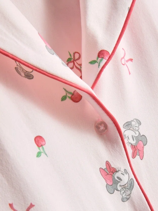 Disney-pyjamasser med Minnie Mouse-motiv i boyfriend-stil