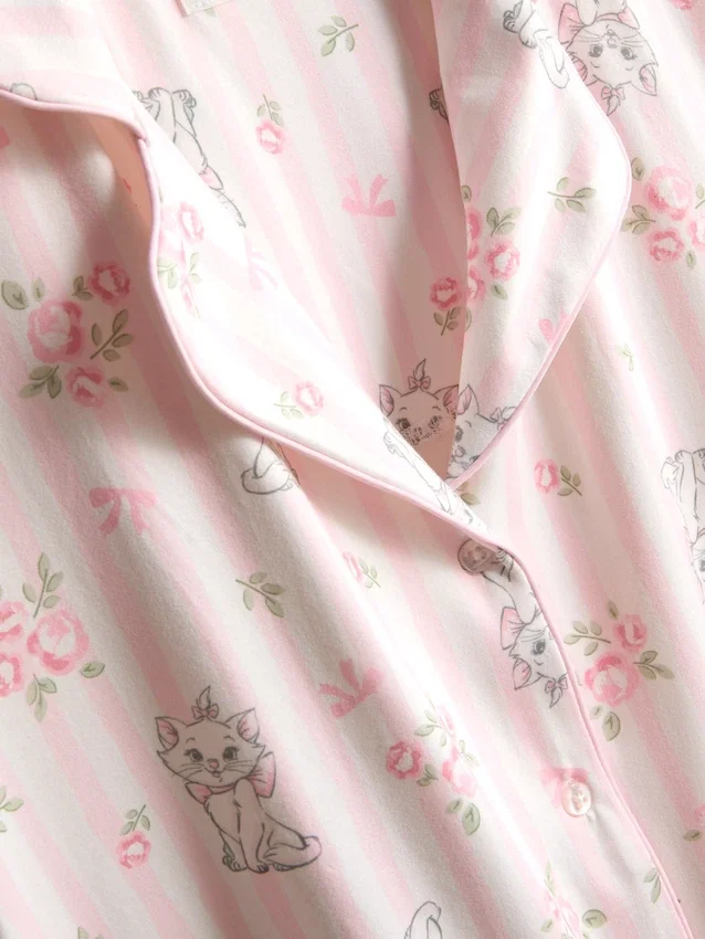 Disney's Aristocats Marie kort pyjamasser i boyfriend-stil