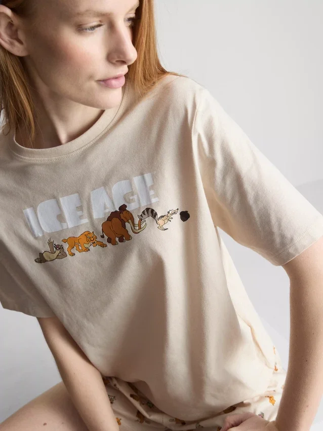 Disney's Ice Age pyjamasser i bomuld med grafisk print