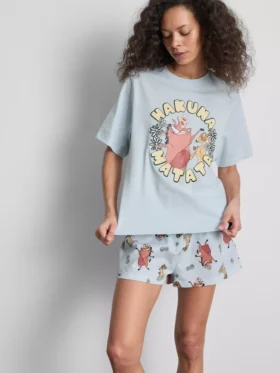 Disney’s Løvernes Konge Hakuna Matata-pyjamasser med grafisk print
