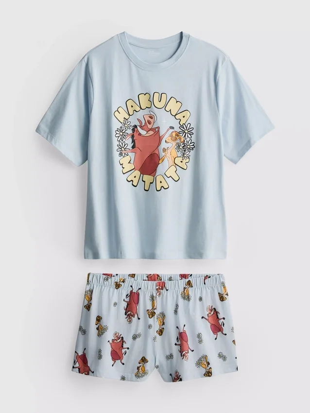 Disney's Løvernes Konge Hakuna Matata-pyjamasser med grafisk print