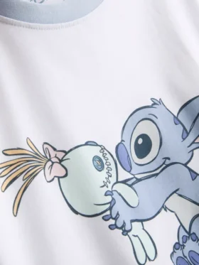 Disney’s Stitch-pyjamasser i bomuld med grafisk print