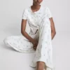 Disneys "Aristocats" Marie-pyjamasbukser med ribkant