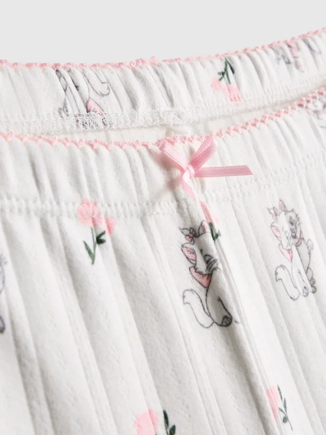 Disneys "Aristocats" Marie-pyjamasbukser med ribkant