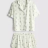 Disneys Bambi Thumper-pyjamasser i boyfriend-stil med korte bukser