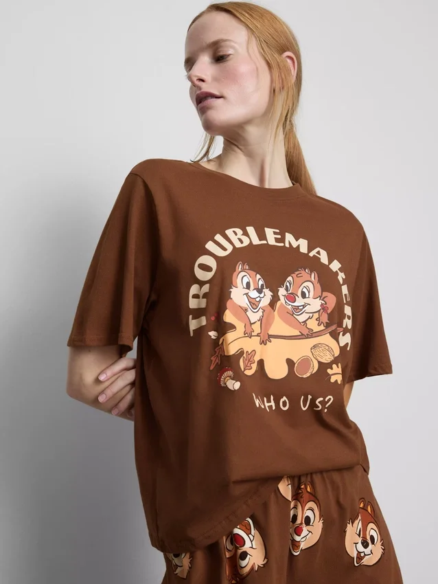 Disneys Chip og Dale-pyjamasser i bomuld