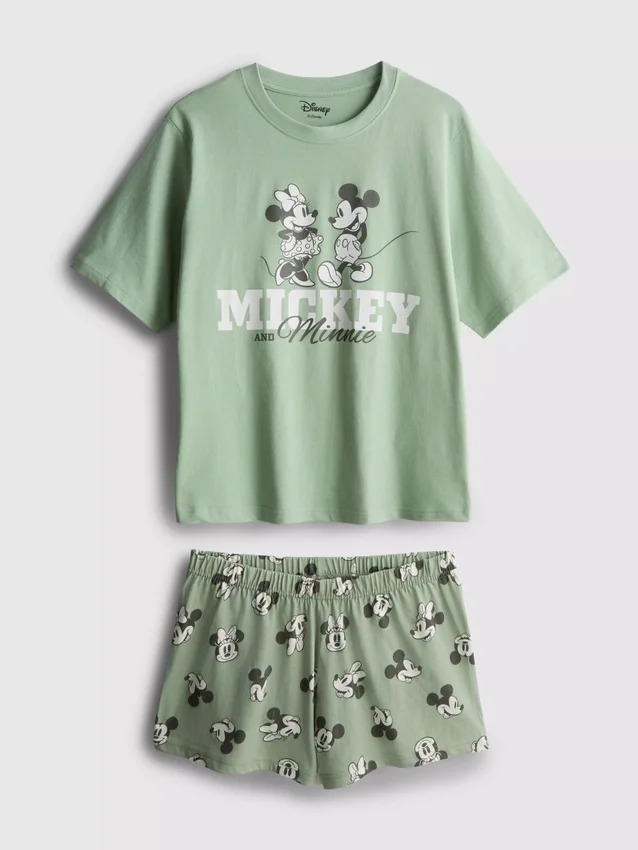 Disneys Mickey & Minnie Mouse-pyjamasser med korte bukser