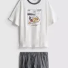Disneys Mickey Mouse-pyjamasser med grafisk print