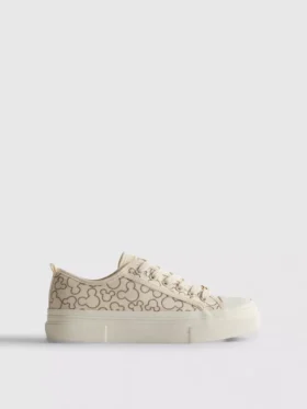 Disneys Mickey Mouse-sneakers i canvas med platform