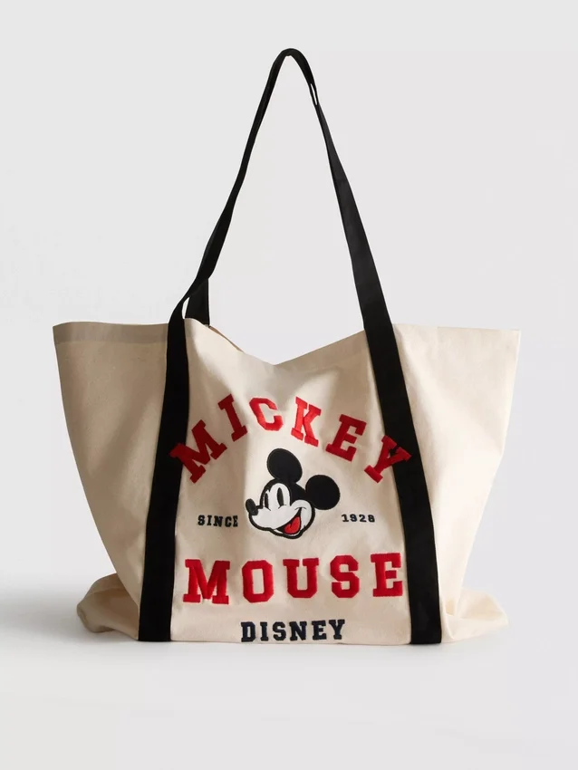 Disneys Mickey og venner XL-canvas-taske med grafisk print