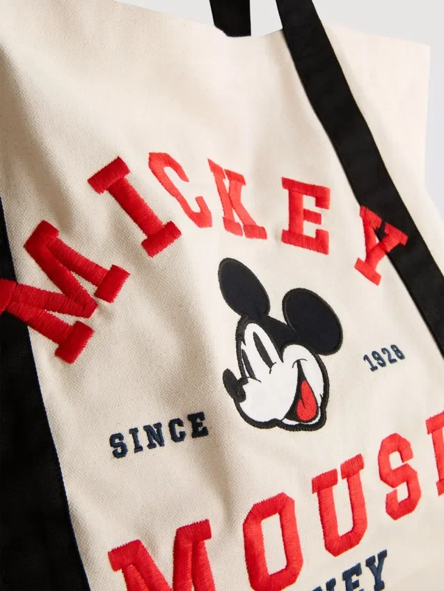 Disneys Mickey og venner XL-canvas-taske med grafisk print