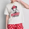 Disneys Minnie Mouse-pyjamasser i bomuld med grafisk print