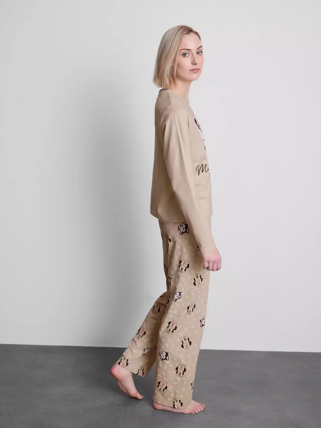 Disneys Minnie Mouse-pyjamasser i bomuld med print