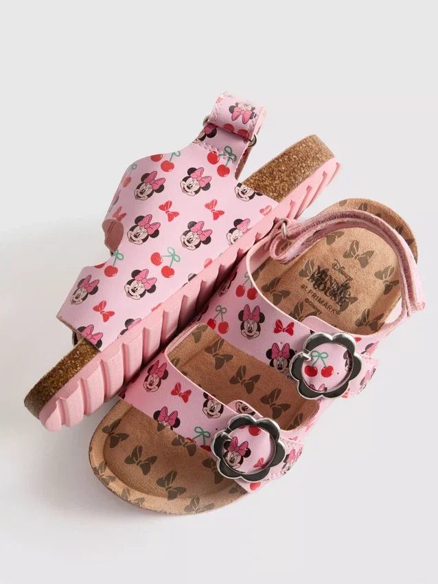 Disneys Minnie Mouse-sandaler med dobbelt spænde og hælrem