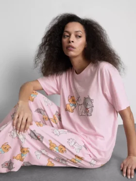 Disneys pyjamasser i bomuld med motiv fra “Aristocats”